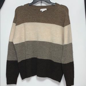 H&M Color Block Sweater
